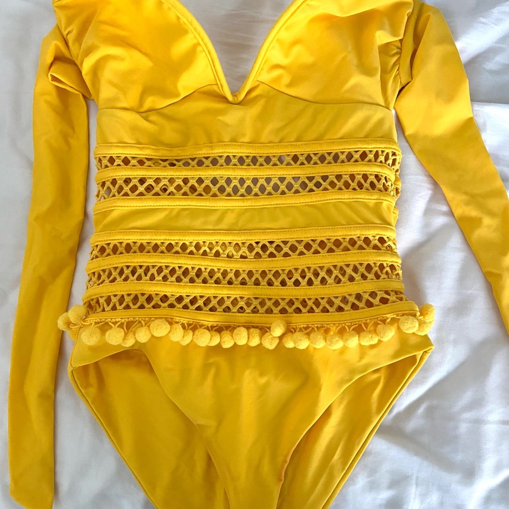 Tularosa Yellow Swimsuit One Piece